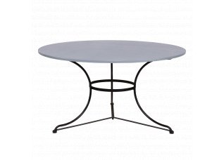 Base de Ferro Jockey com Tampo em Laca Cinza